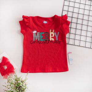 Polo Navidad  algodón pima color rojo